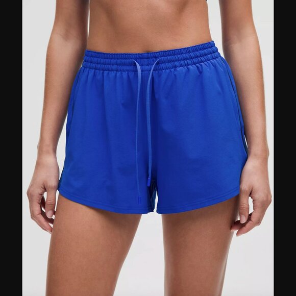 Lululemon Court Rival High-Rise Short 3" in Blue/Club Blue | Size 6 - Picture 3 of 9